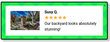 Example review popup